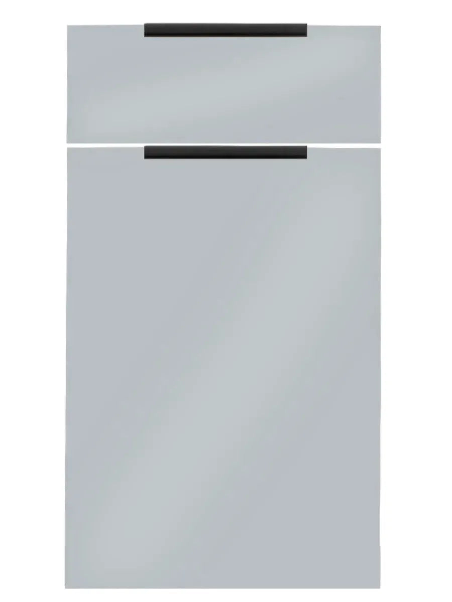 Piano Moderno Kitchen Drawer Front in Light Grey Gloss