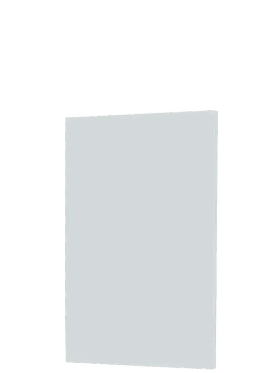 Piano Moderno Kitchen Panel in Light Grey Matt