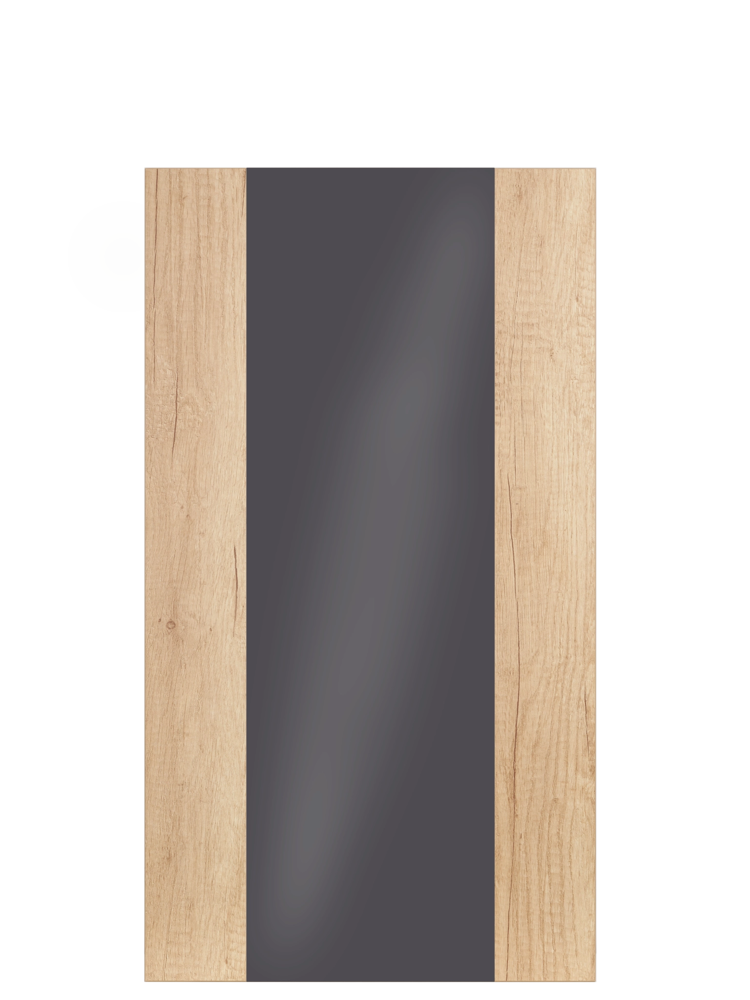 Modulo Nuova Kitchen Door Front in Gunmetal Grey Gloss