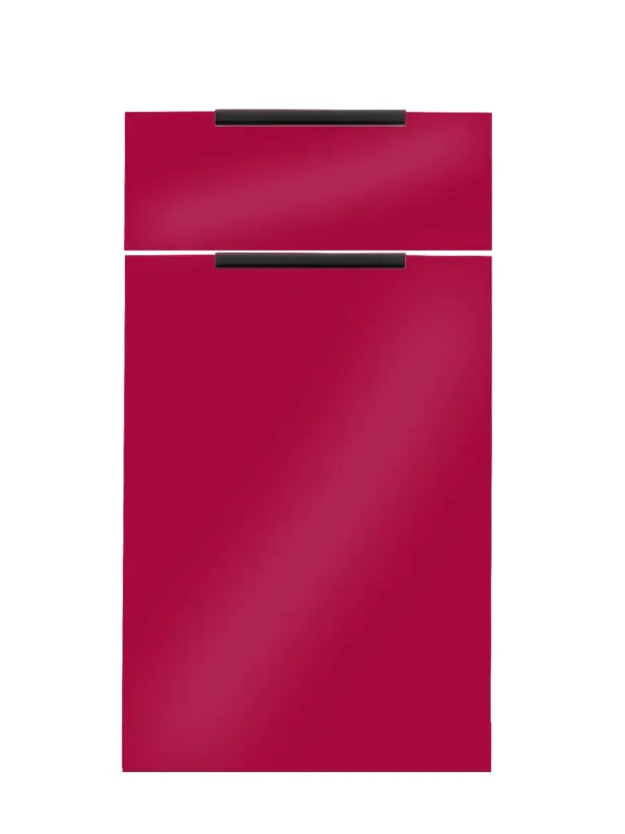 Piano Moderno Kitchen Drawer Front in Red Gloss