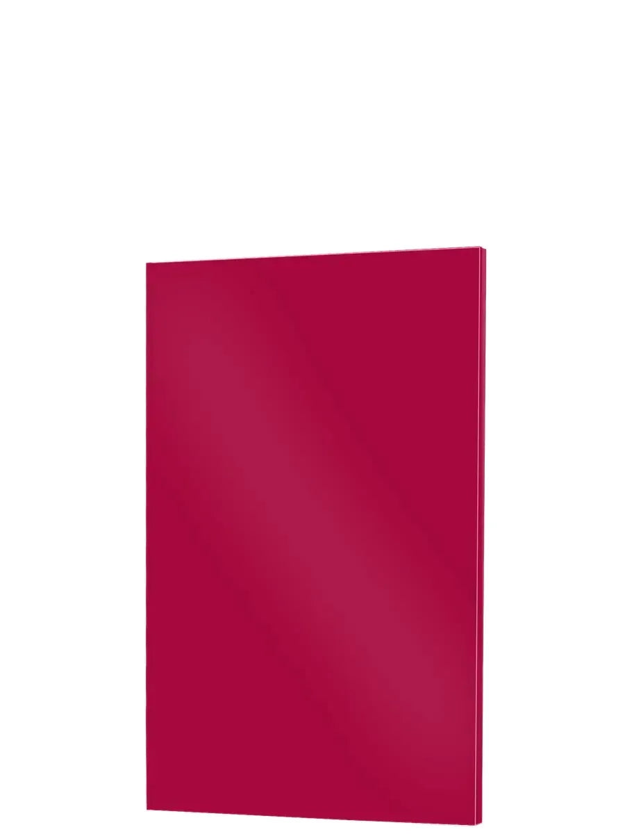 Piano Moderno Kitchen Panel in Red Gloss