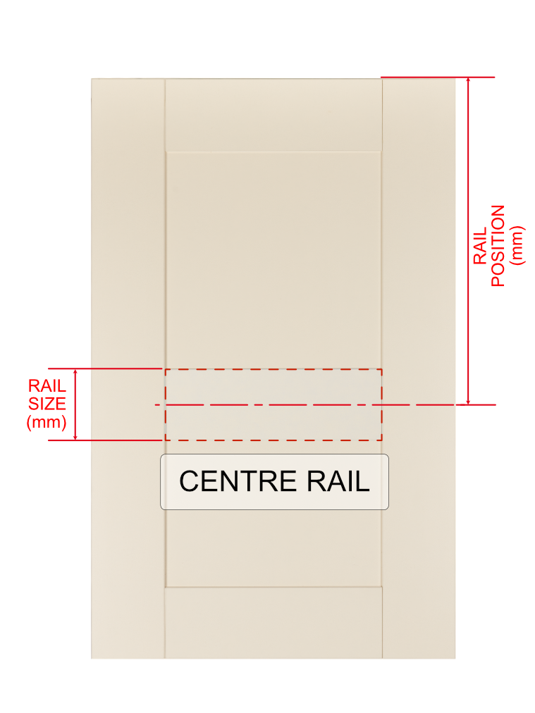 Door Front Centre Rail Option