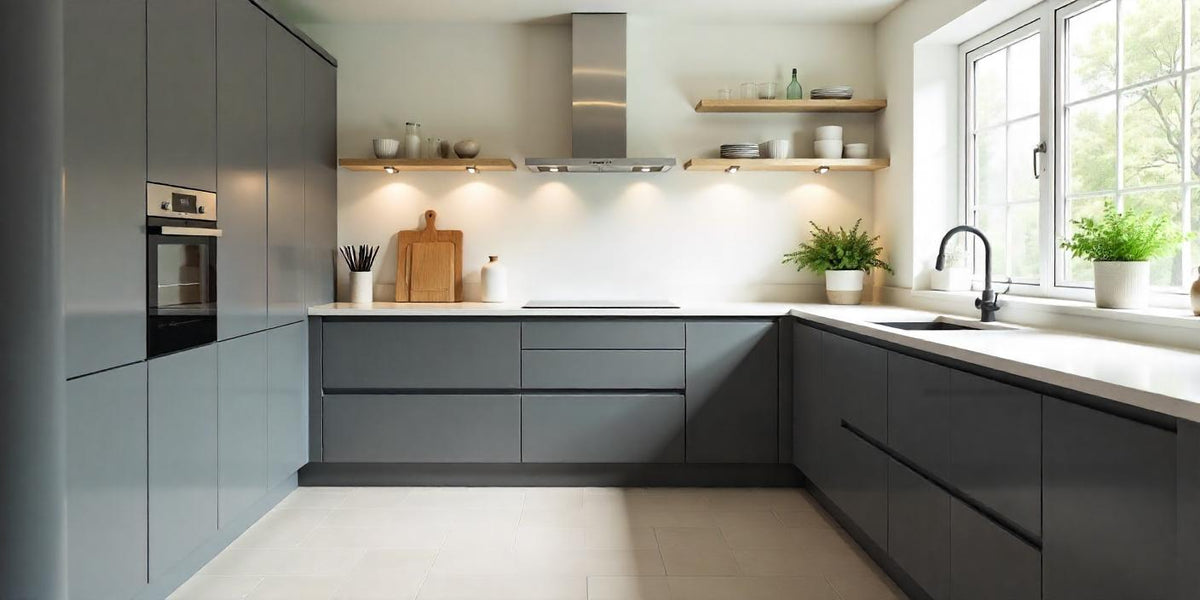 Piano Moderno in Gunmetal Grey Metallic