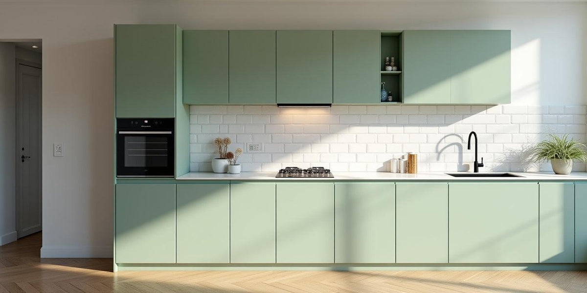 Piano Moderno in Sage Green Matt