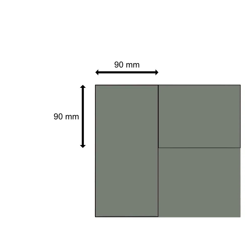 Linea Classica Kitchen Drawer Front in Reed Green