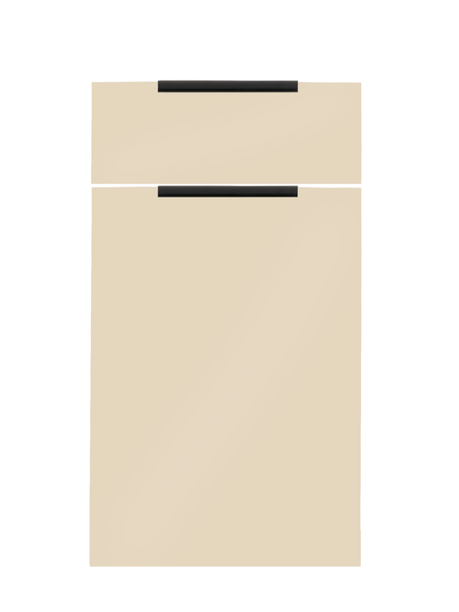 Piano Moderno Kitchen Drawer Front in Almond Gloss