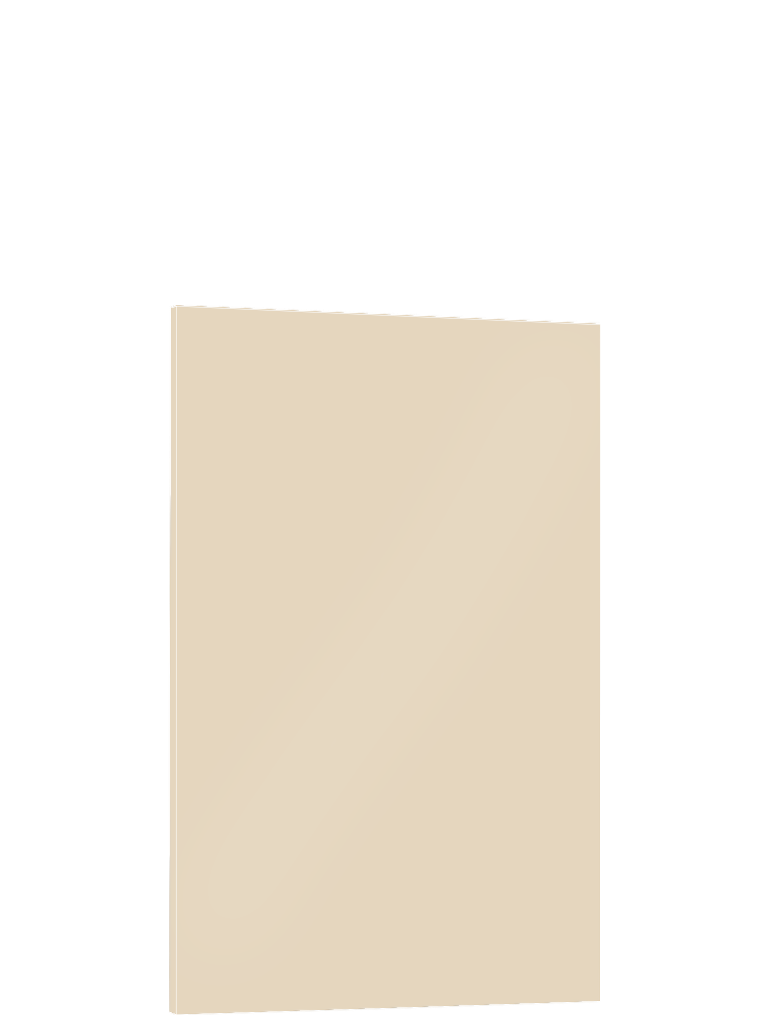 Piano Moderno Kitchen Panel in Almond Gloss