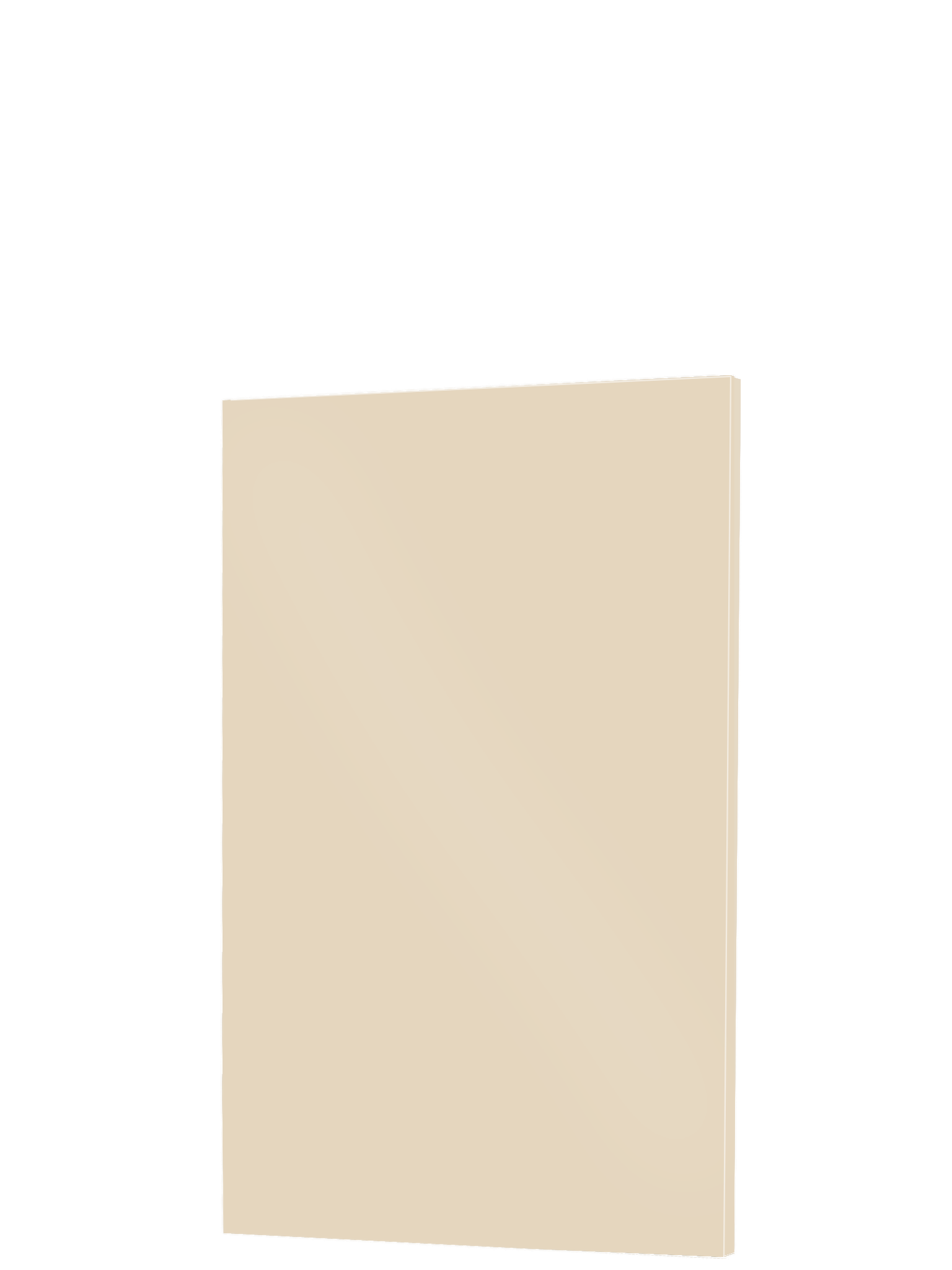 Piano Moderno Kitchen Panel in Almond Gloss