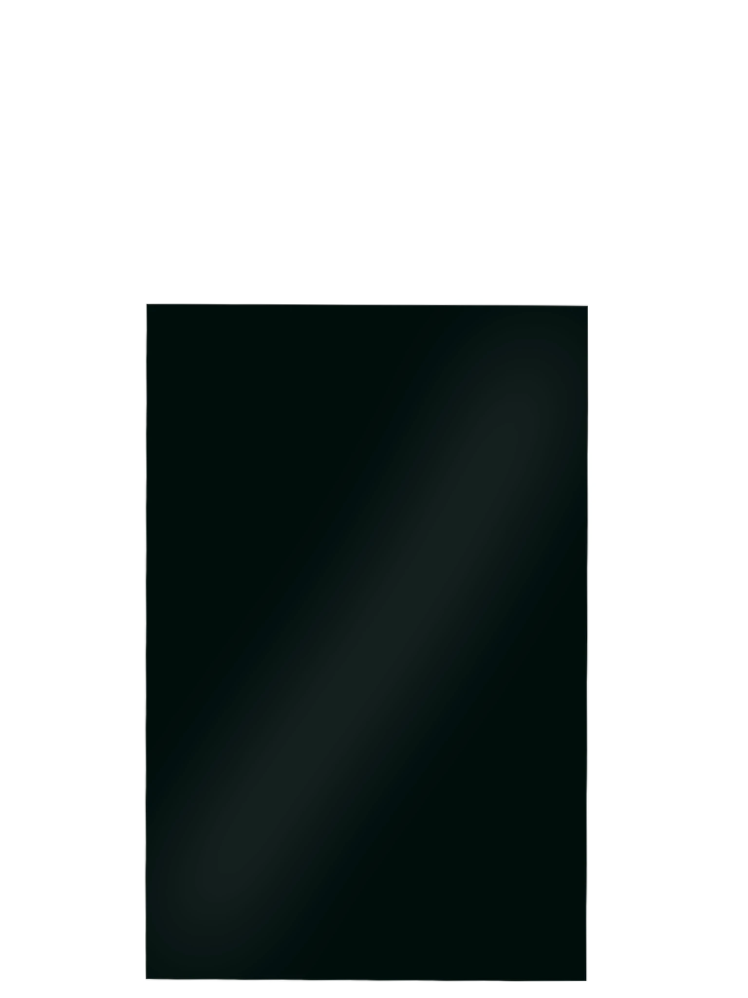 Piano Moderno Kitchen Door Front in Black Gloss