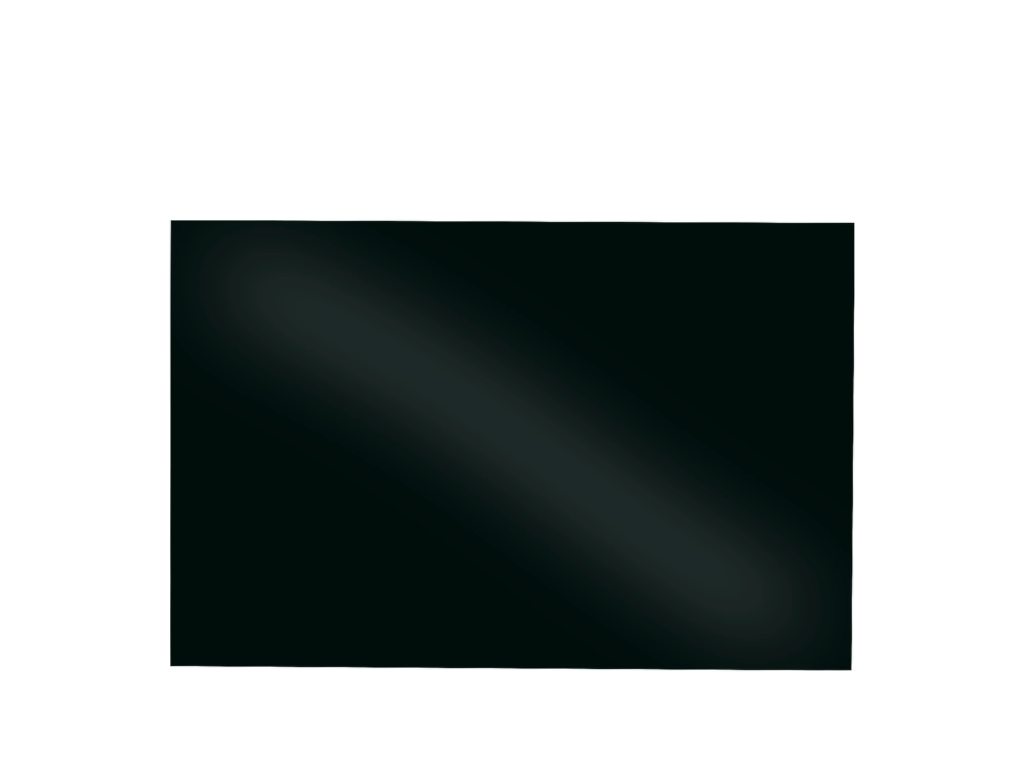 Piano Moderno Kitchen Door Front in Black Gloss