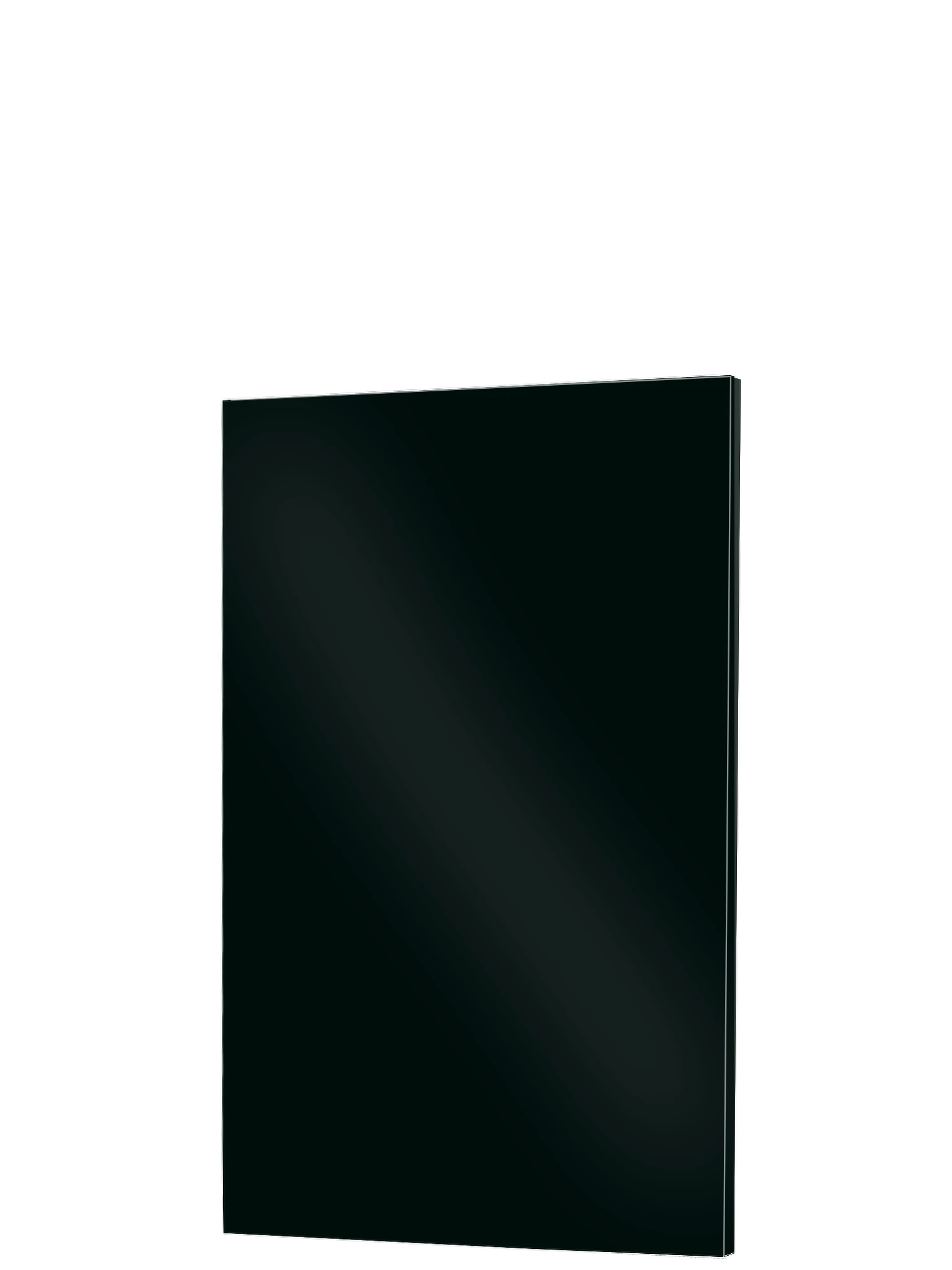 Piano Moderno Kitchen Panel in Black Gloss