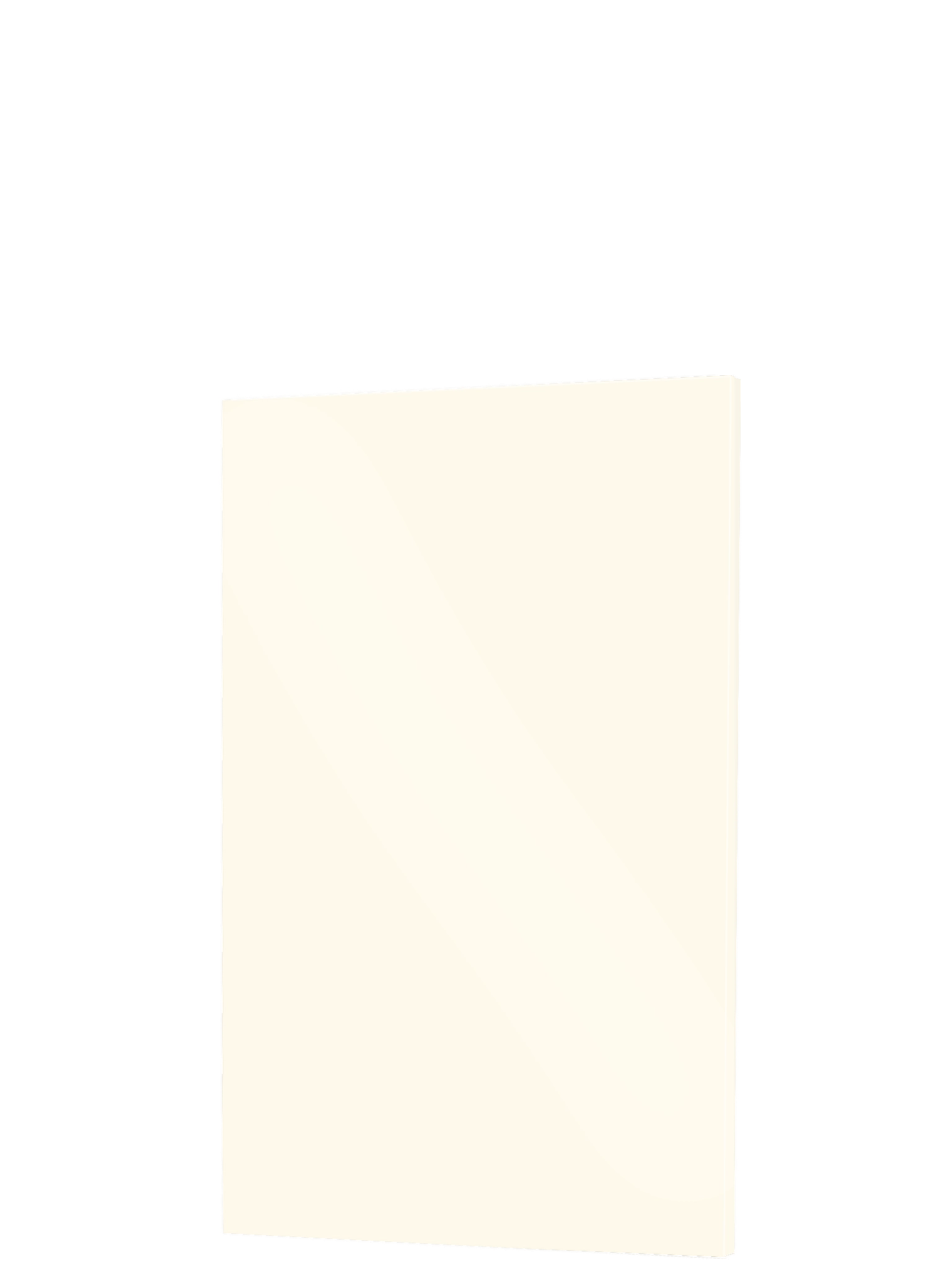 Piano Moderno Door Front in Cream Gloss