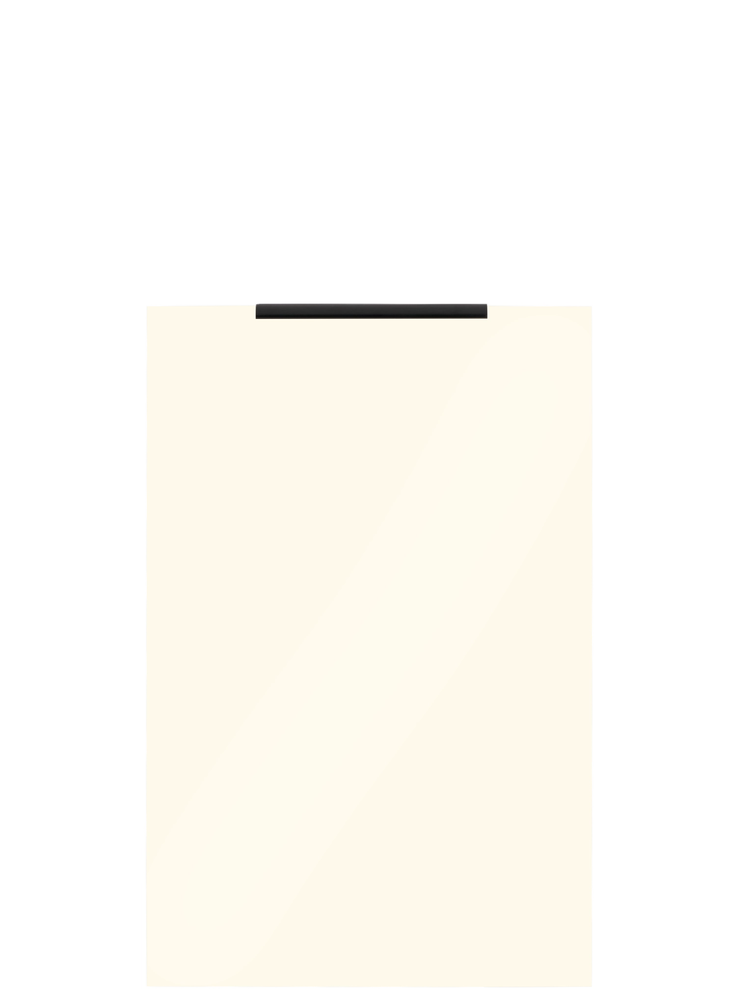 Piano Moderno Door Front in Cream Gloss