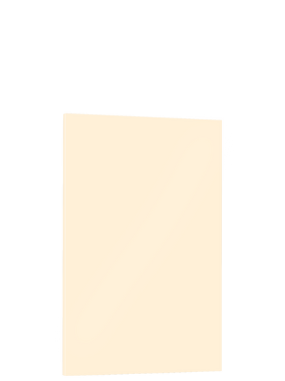 Piano Moderno Kitchen Panel in Cream Gloss