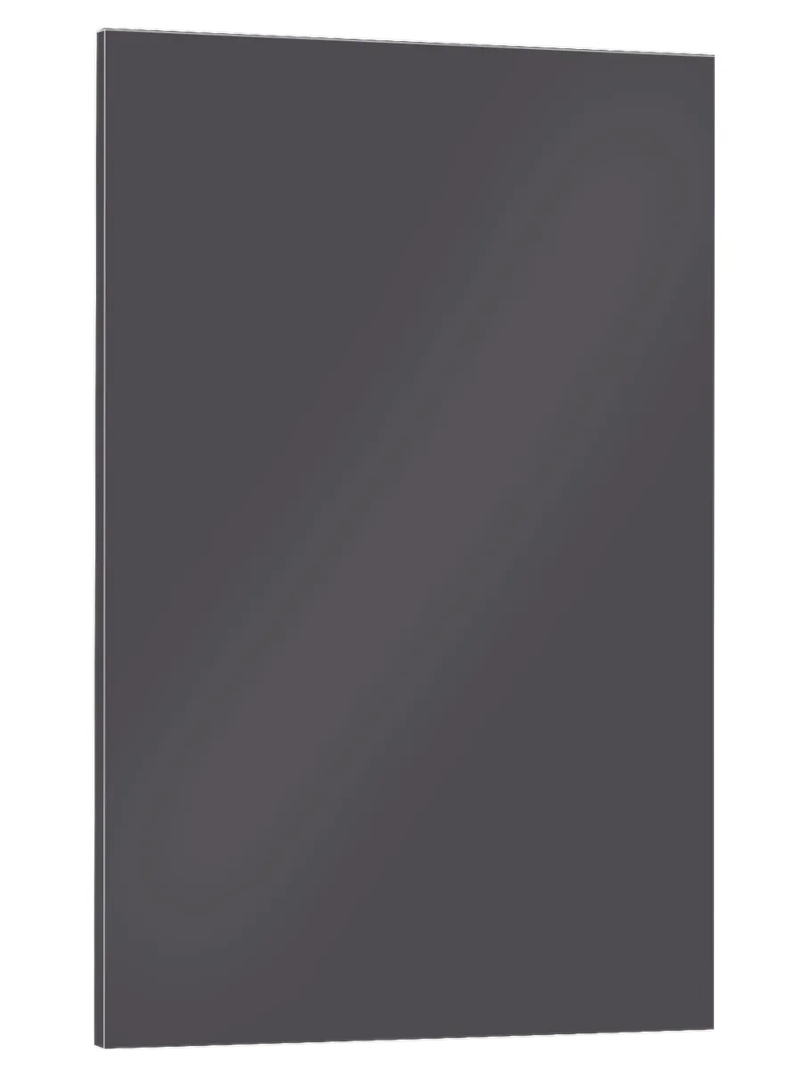 Piano Moderno Kitchen Door Front in Gunmetal Grey Gloss