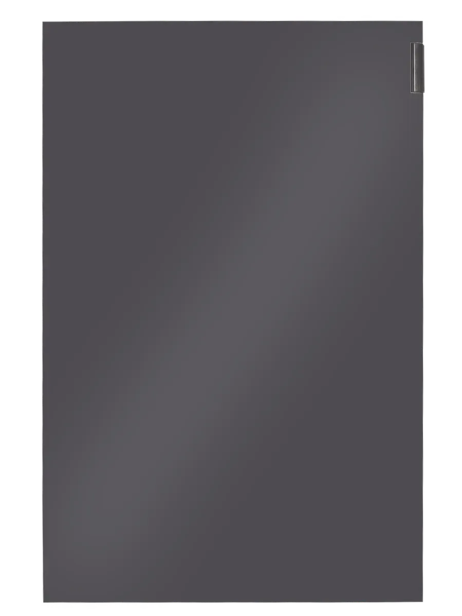 Piano Moderno Kitchen Door Front in Gunmetal Grey Gloss