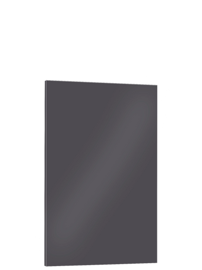 Piano Moderno Kitchen Panel in Gunmetal Grey Gloss