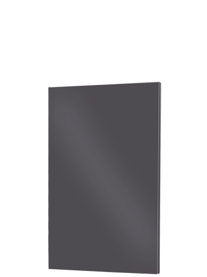Piano Moderno Kitchen Panel in Gunmetal Grey Gloss