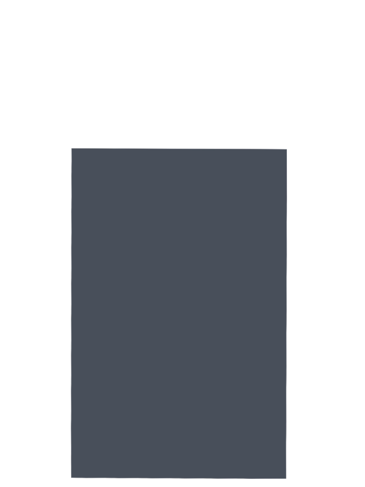Piano Moderno Door Front in Indigo Matt