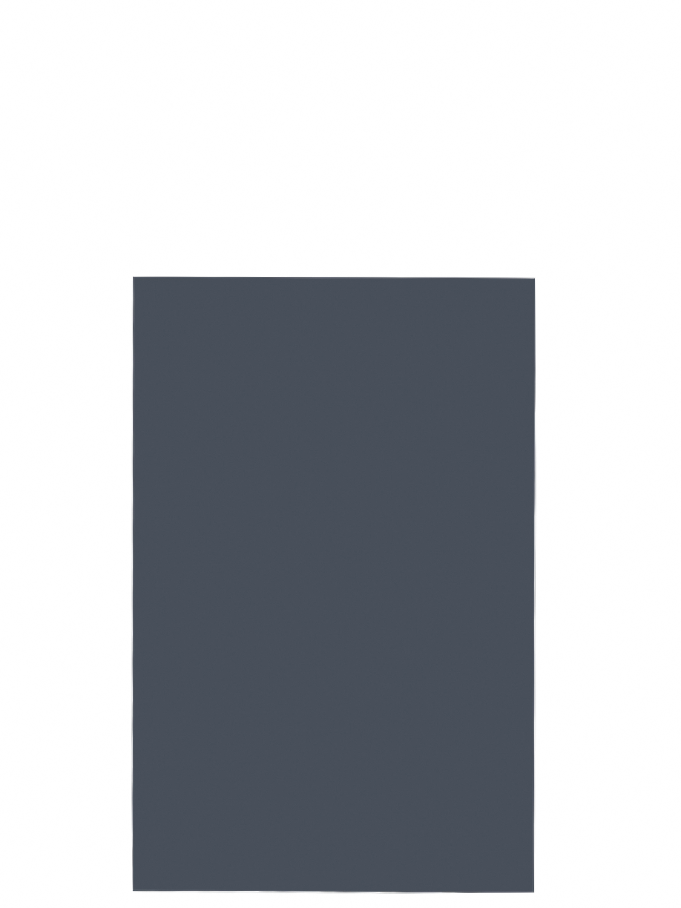 Piano Moderno Panel in Indigo Matt