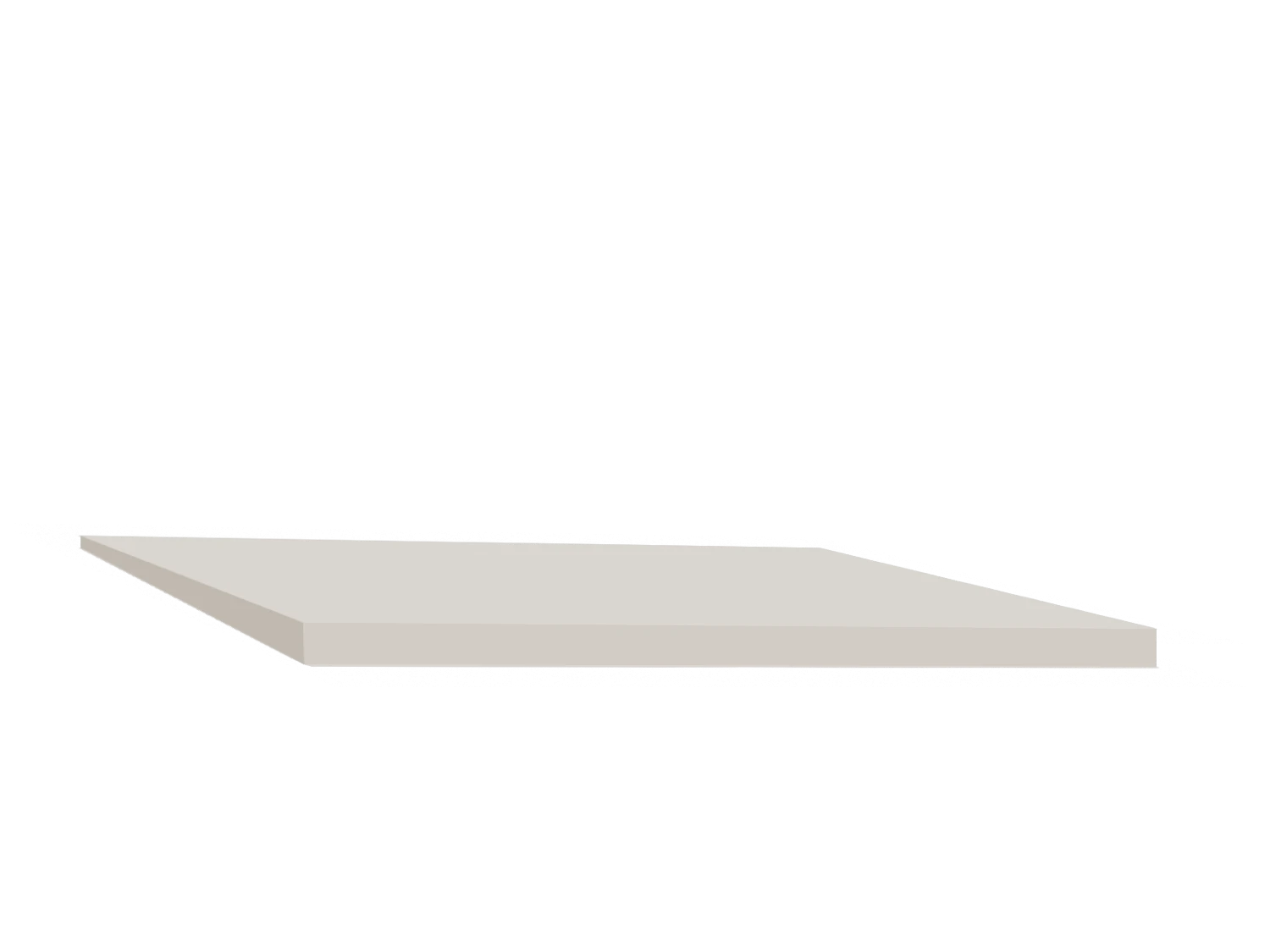 Universal Kitchen Cupboard Shelf in Light Grey