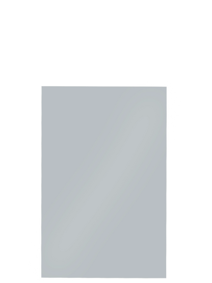 Piano Moderno Door Front in Light Grey Gloss