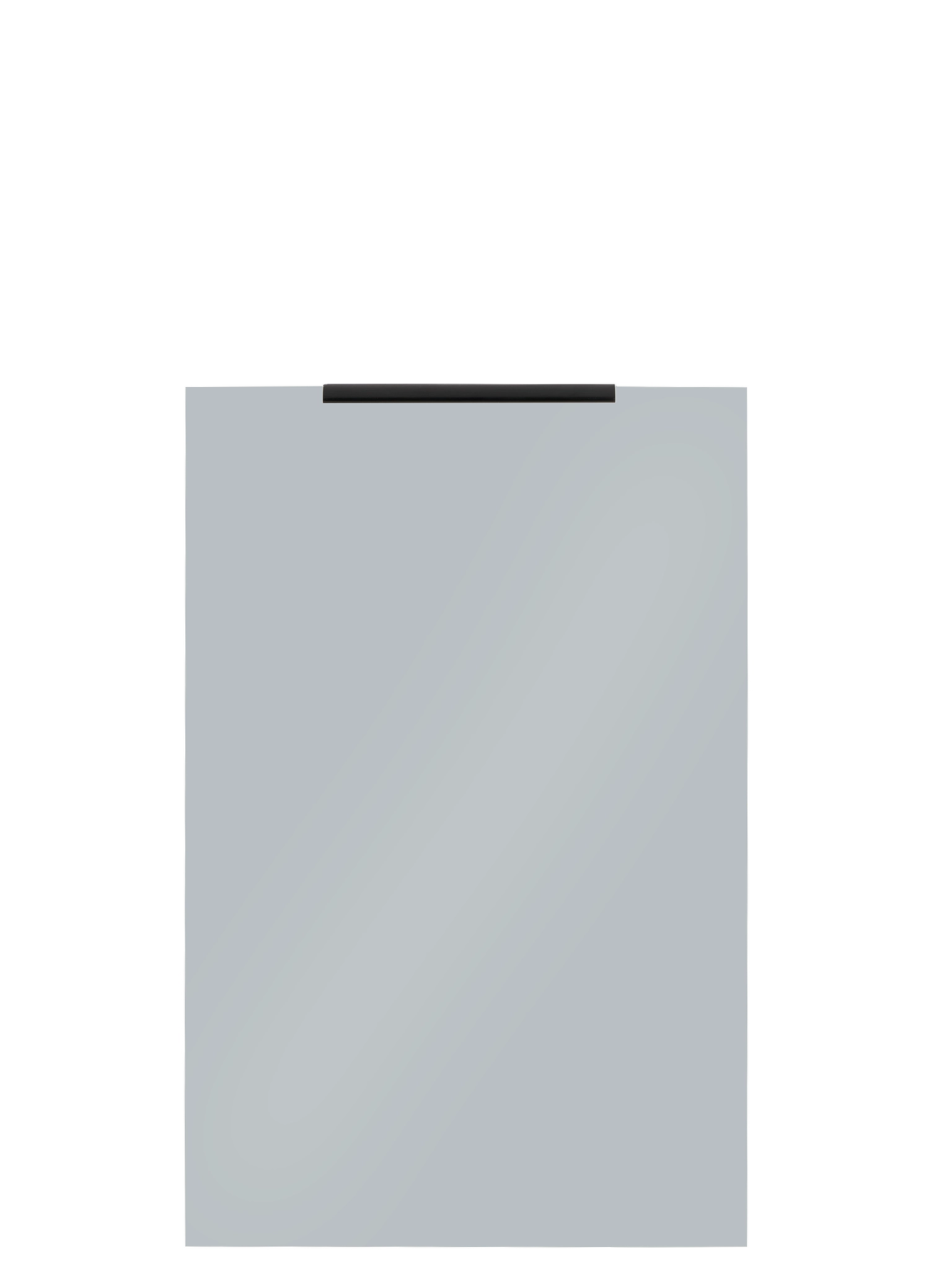 Piano Moderno Door Front in Light Grey Gloss