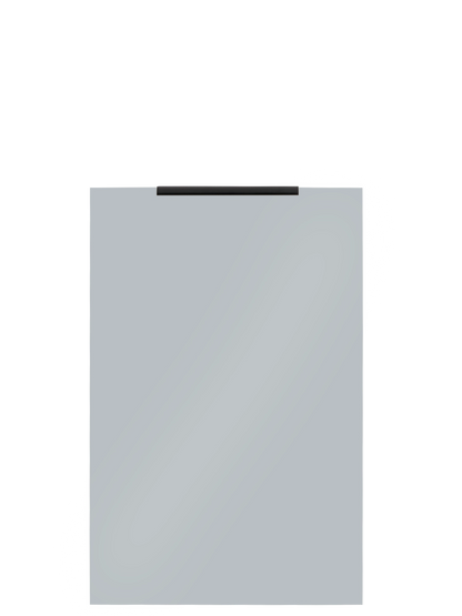 Piano Moderno Door Front in Light Grey Gloss