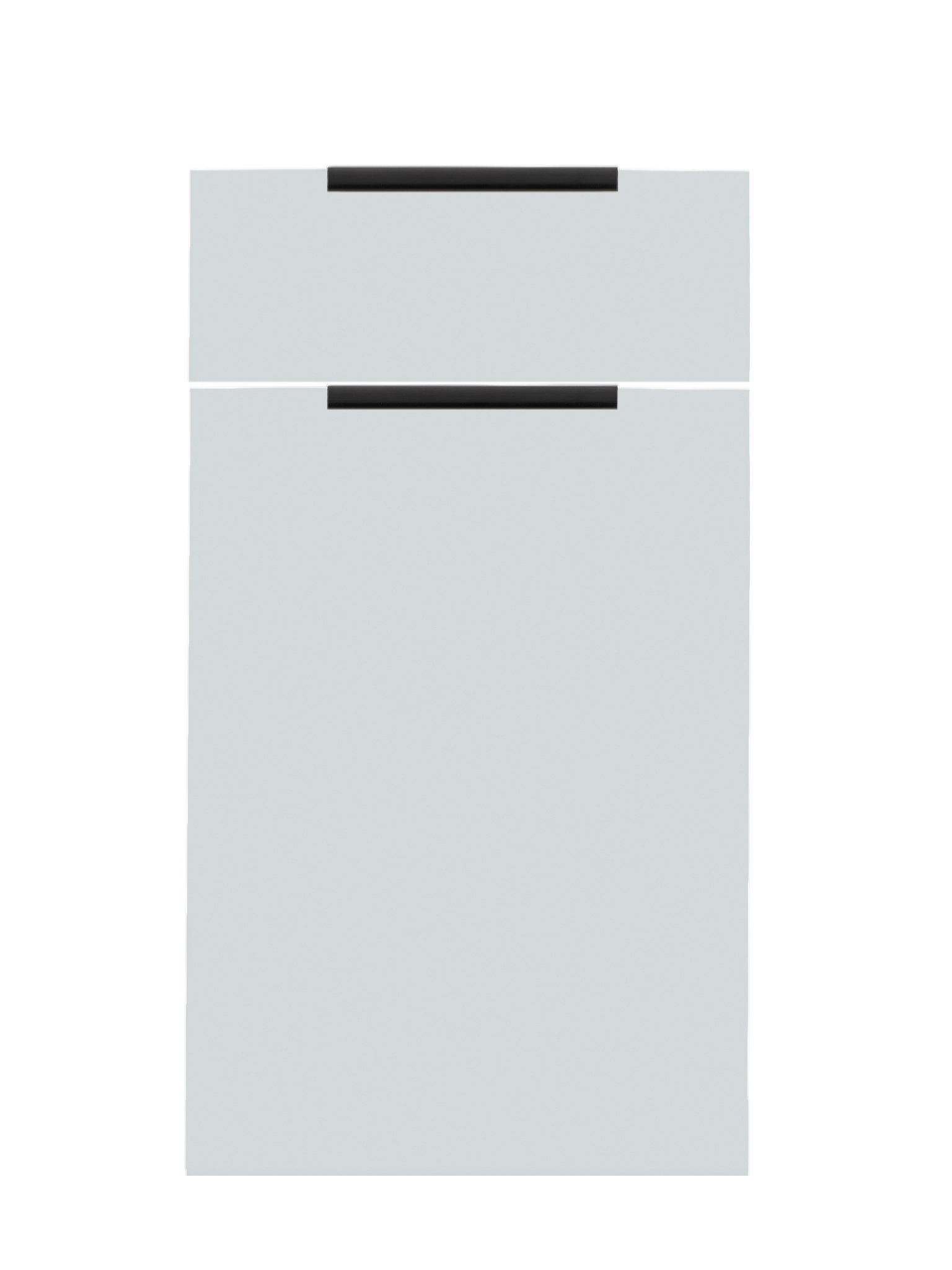 Piano Moderno Kitchen Drawer Front in Light Grey Matt