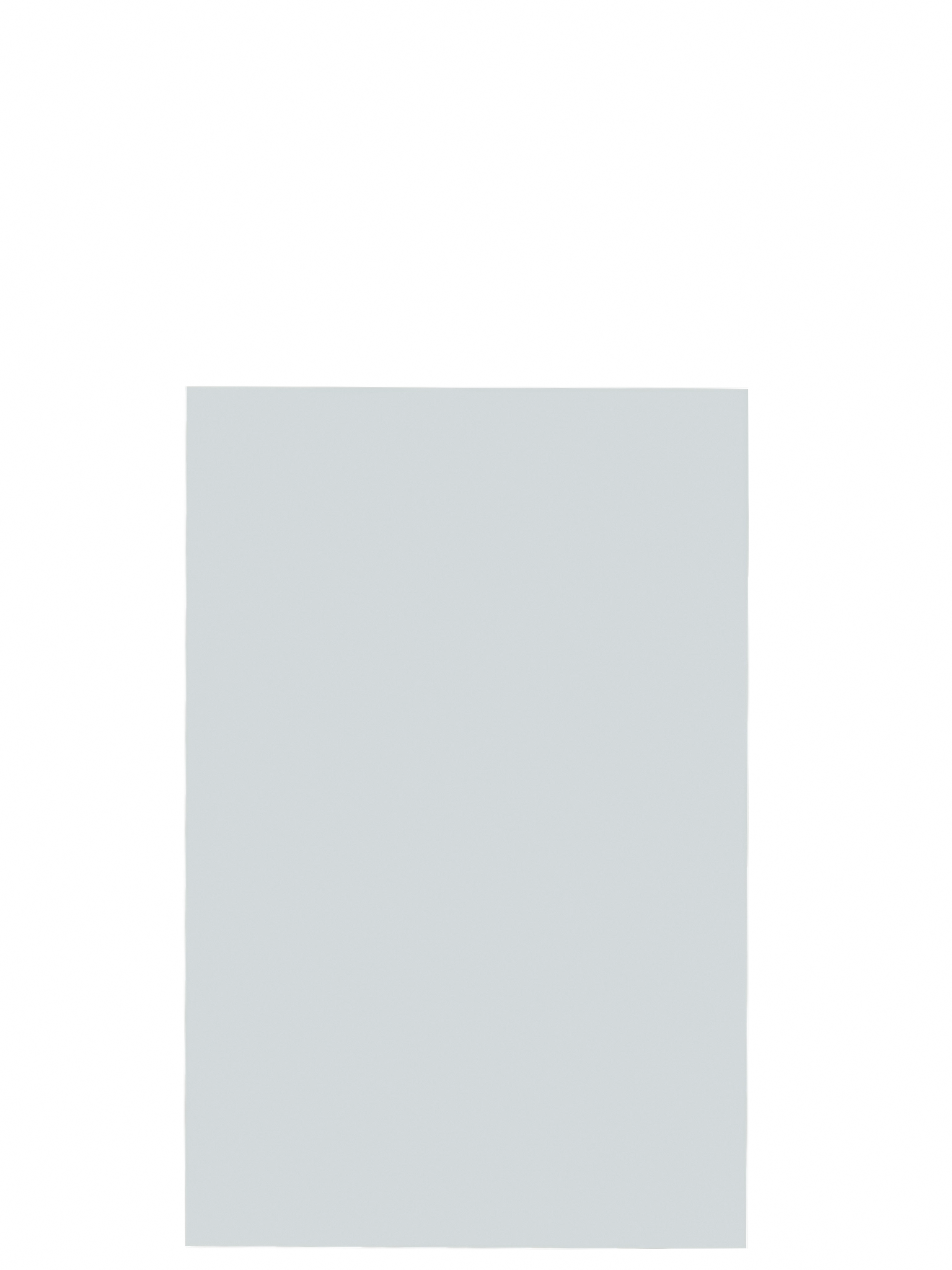 Piano Moderno Panel in Light Grey Matt