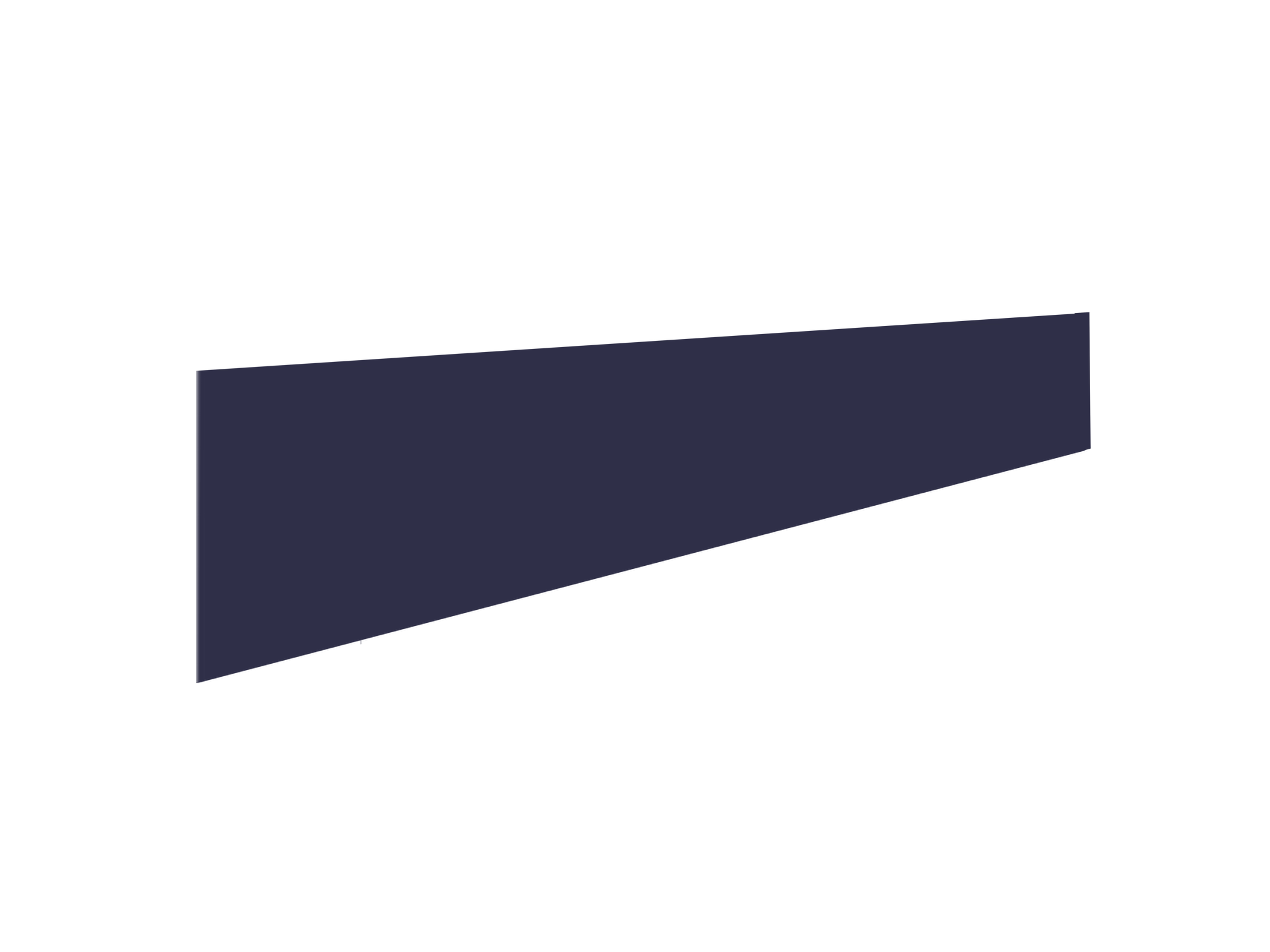 Modulo Nuova Plinth in Midnight Blue