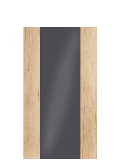 Modulo Nuova Kitchen Door Front in Gunmetal Grey Gloss
