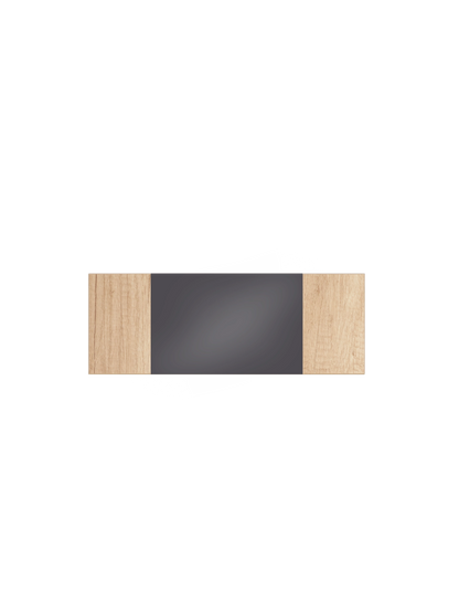 Modulo Nuova Kitchen Drawer Front in Gunmetal Grey Gloss
