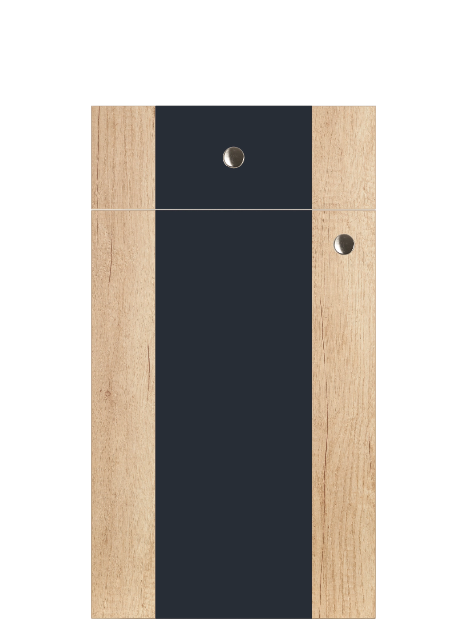 Modulo Nuova Kitchen Drawer Front in Indigo Blue