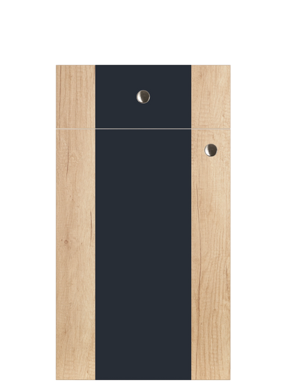 Modulo Nuova Kitchen Drawer Front in Indigo Blue