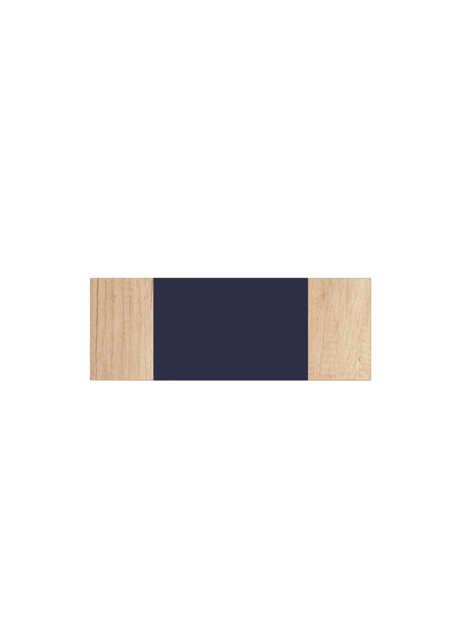 Modulo Nuova Door Front in Midnight Blue