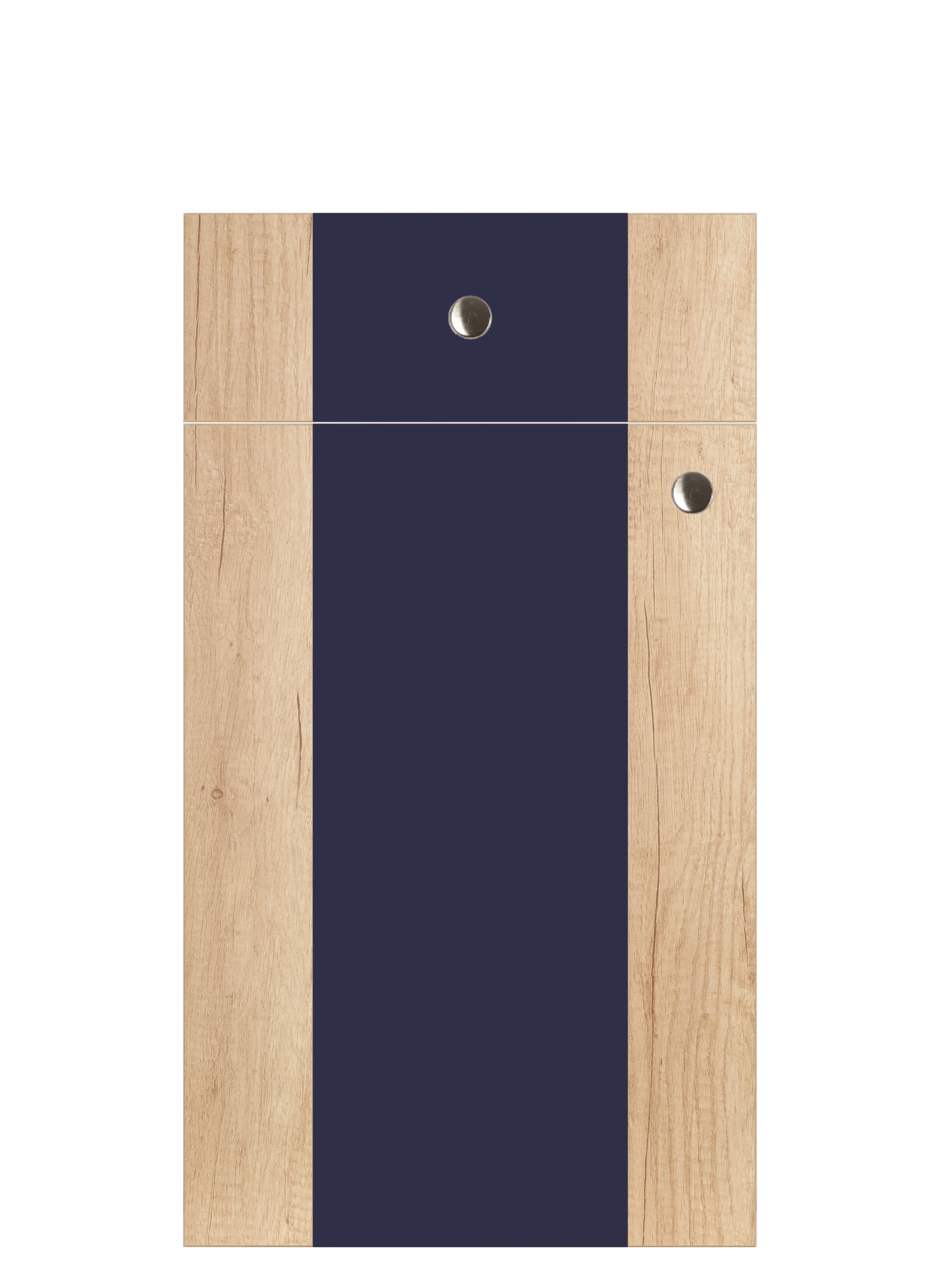Modulo Nuova Kitchen Drawer Front in Midnight Blue