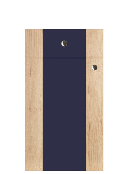 Modulo Nuova Kitchen Drawer Front in Midnight Blue