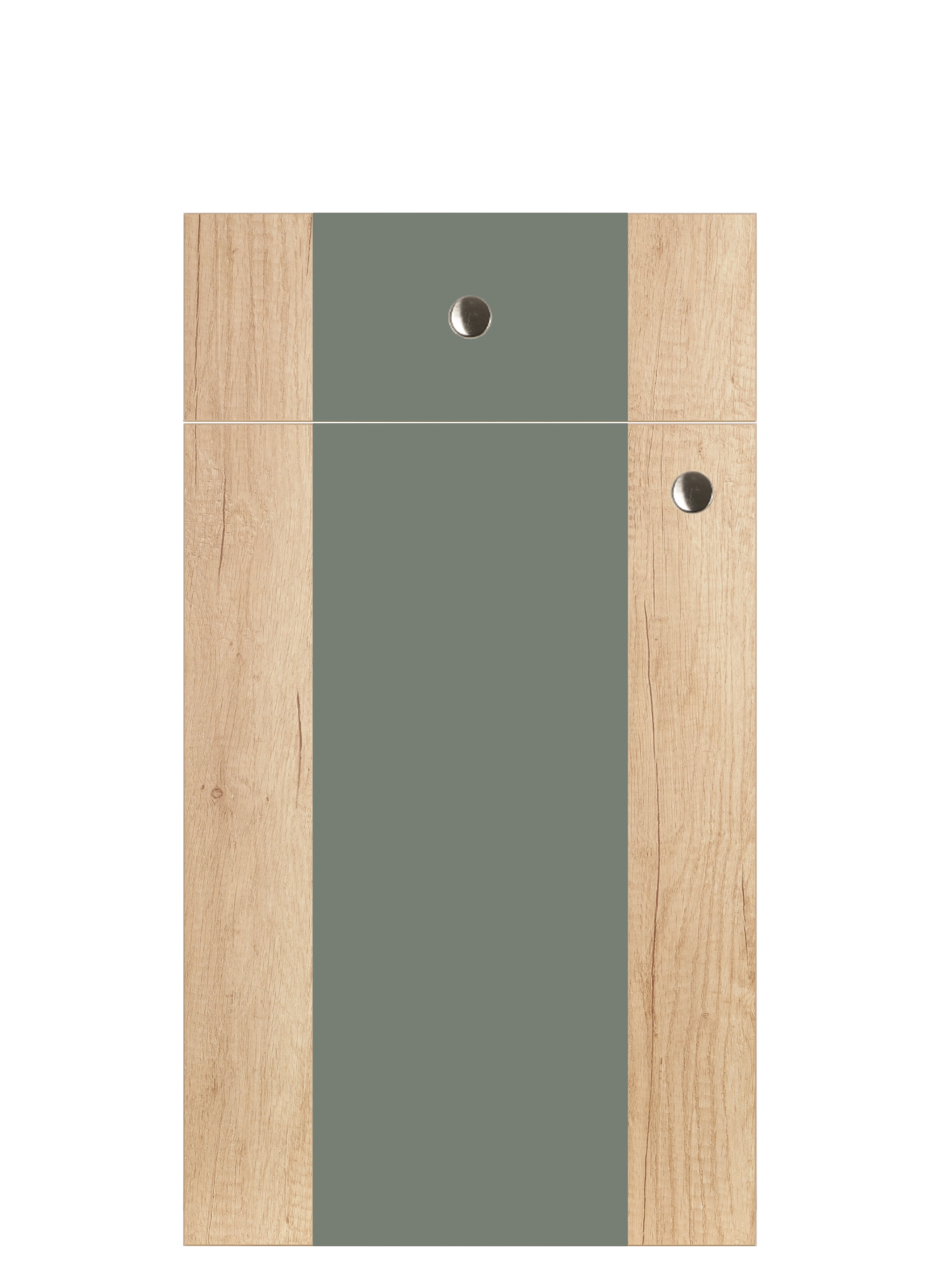 Modulo Nuova Kitchen Drawer Front in Reed Green