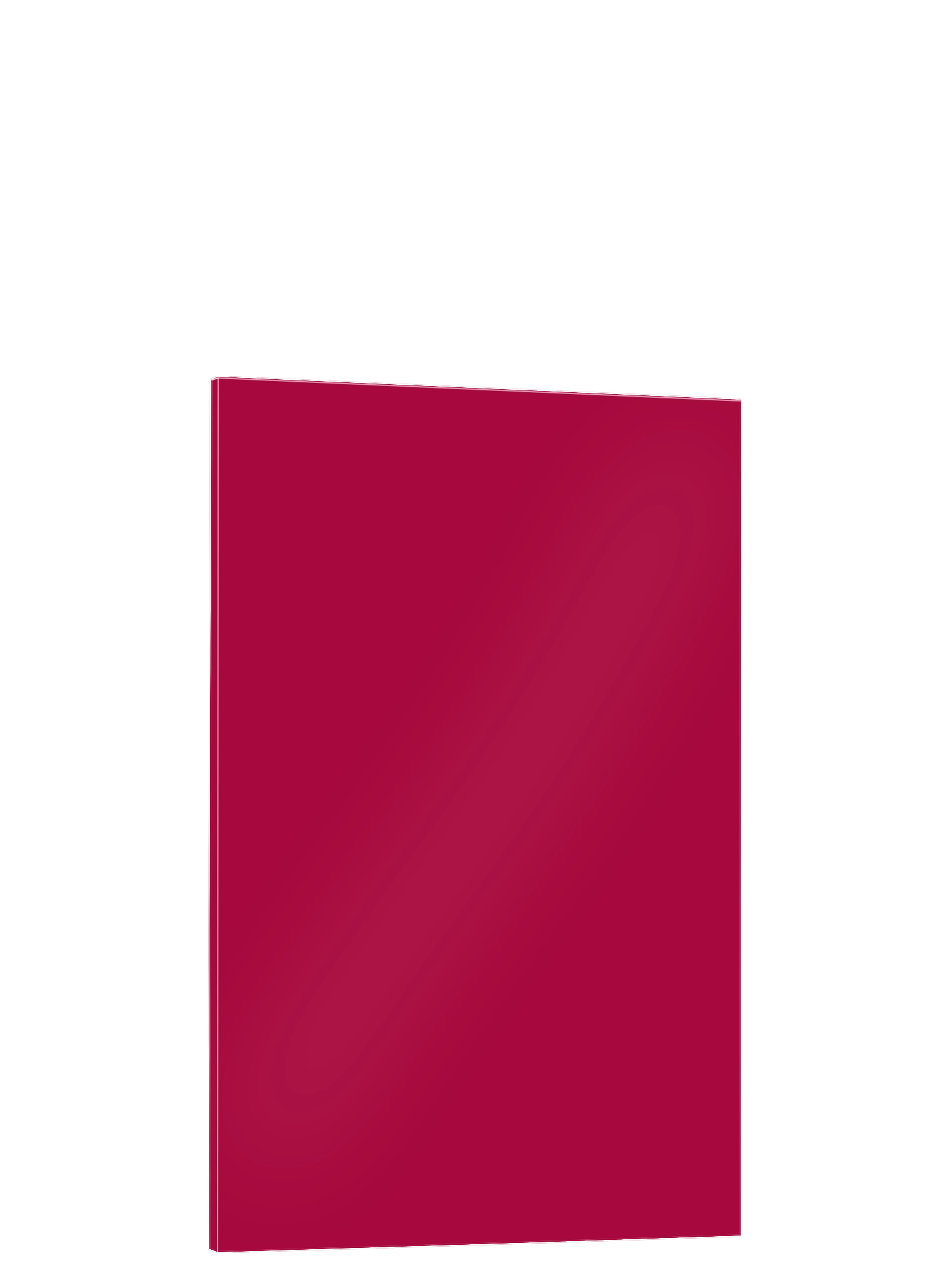 Piano Moderno Kitchen Door Front in Red Gloss