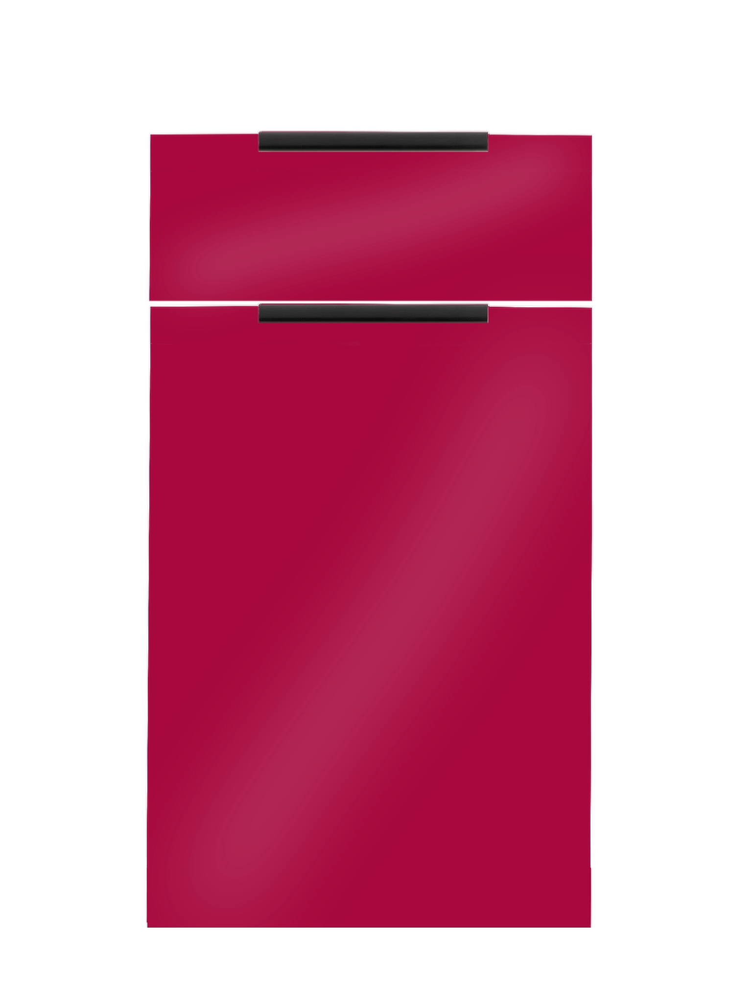 Piano Moderno Kitchen Drawer Front in Red Gloss