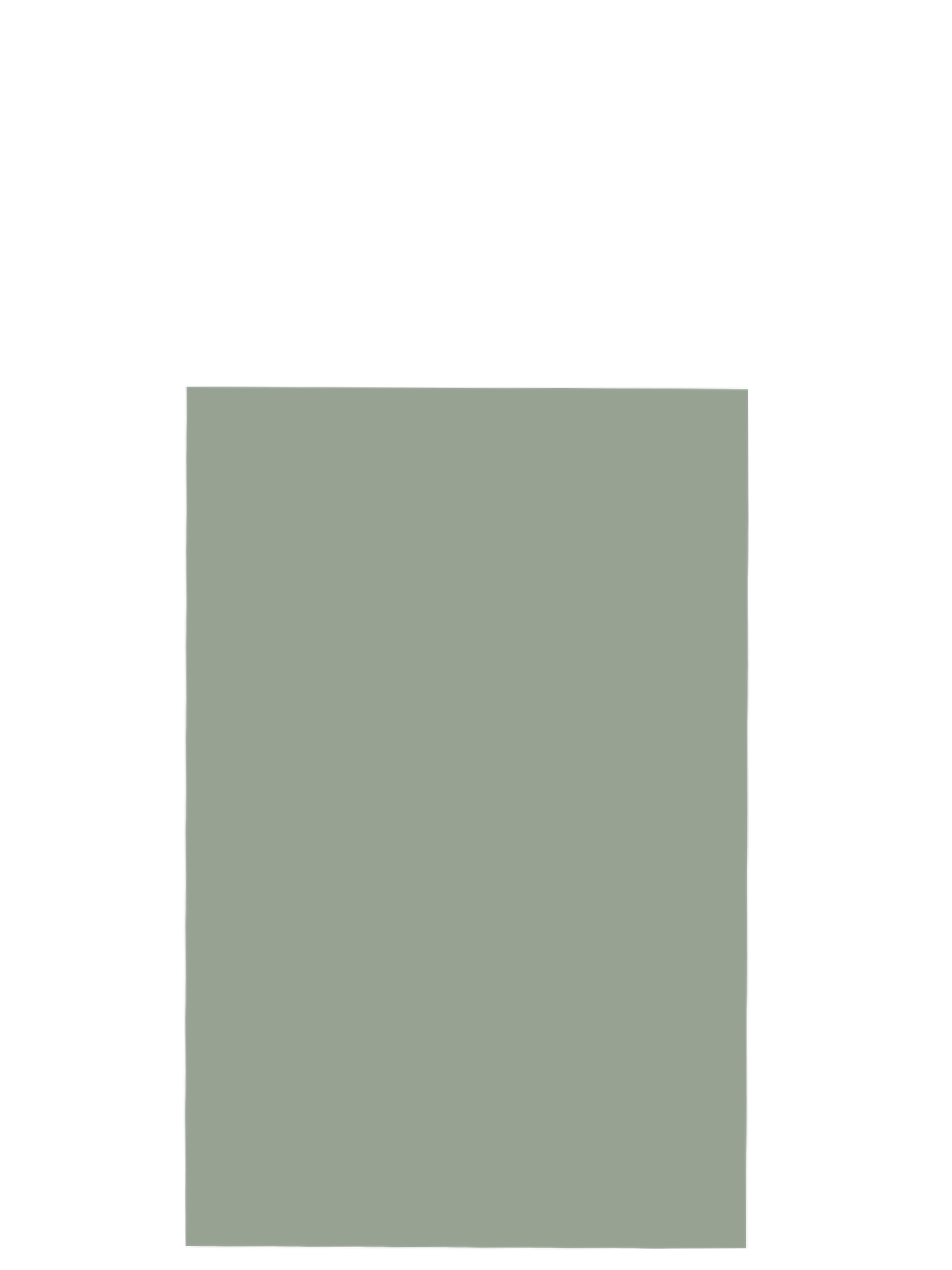 Piano Moderno Door Front in Reed Green Matt