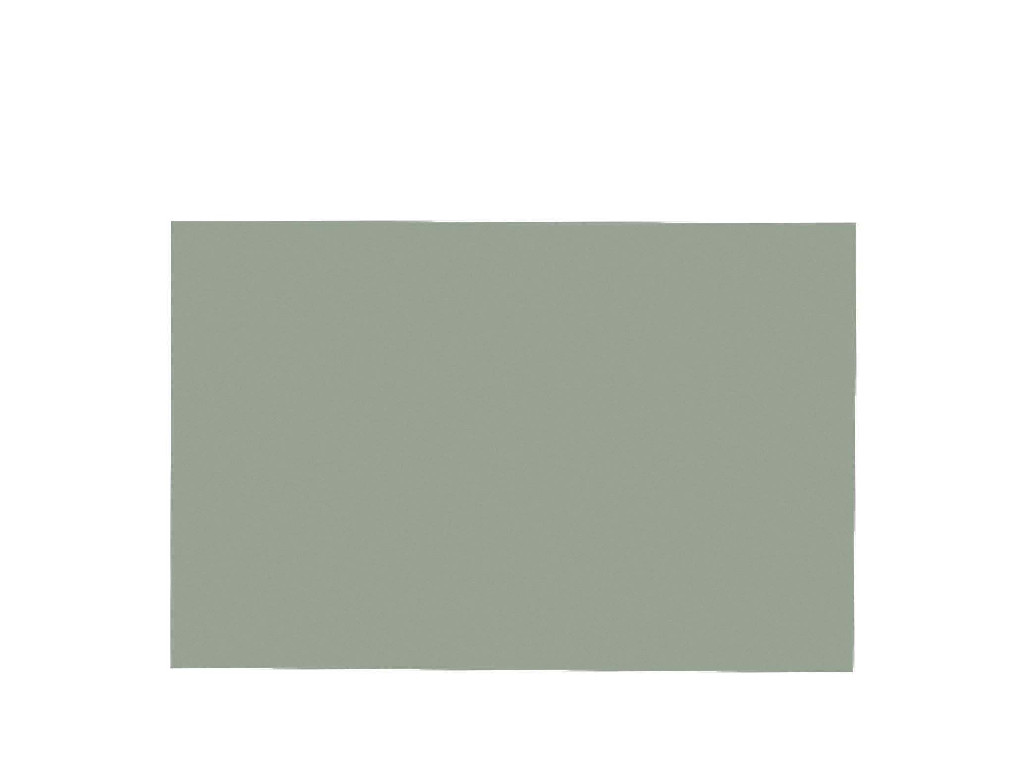 Piano Moderno Door Front in Reed Green Matt