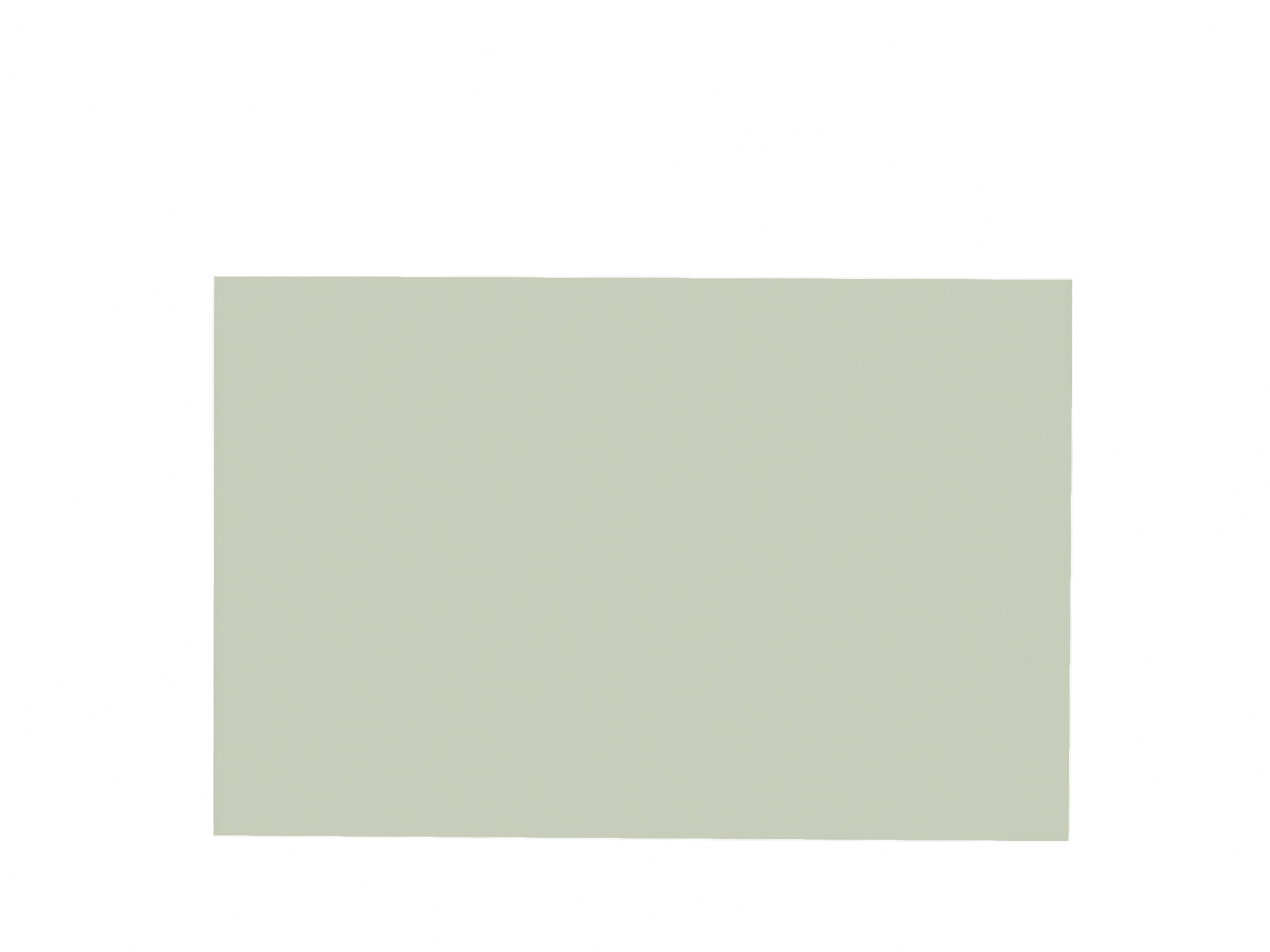 Piano Moderno Kitchen Drawer Front in Sage Green Matt