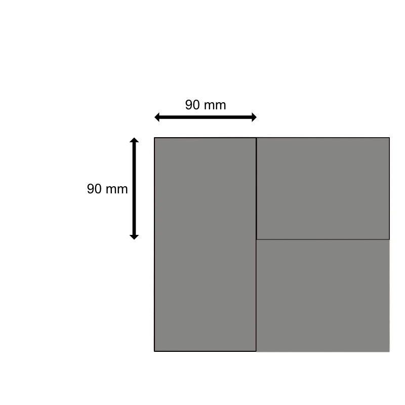Linea Classica Kitchen Drawer Front in Dust Grey