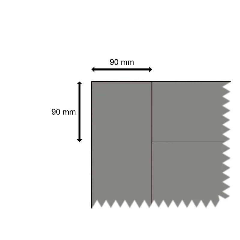 Linea Classica Kitchen Drawer Front in Dust Grey