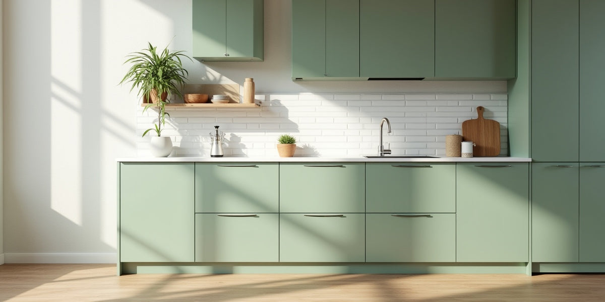 Piano Moderno in Reed Green Matt