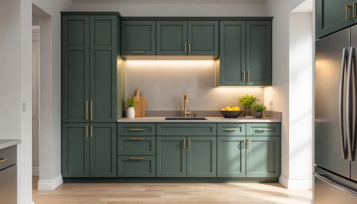 Linea Classica Kitchen Plinth in Reed Green